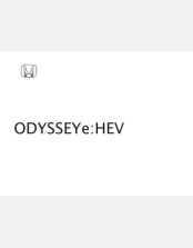 HONDA ODYSSEY HYBRID 2025-2026 OWNERS MANUAL (JDM)